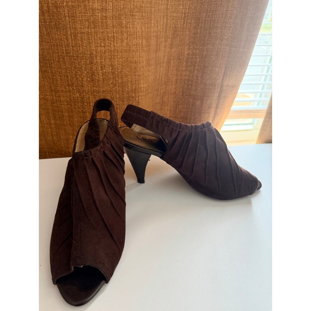 3 for $9 Cato Brown Sling Back Pump Brown 8 wide